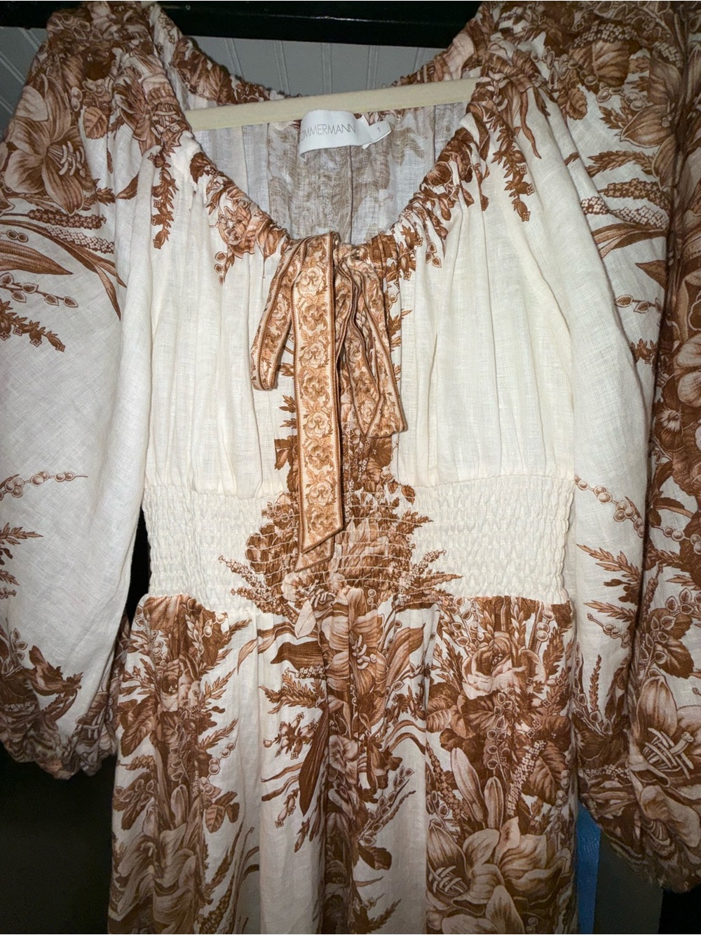 Zimmermann moonshine floral dress size 1 - Picture 8 of 10